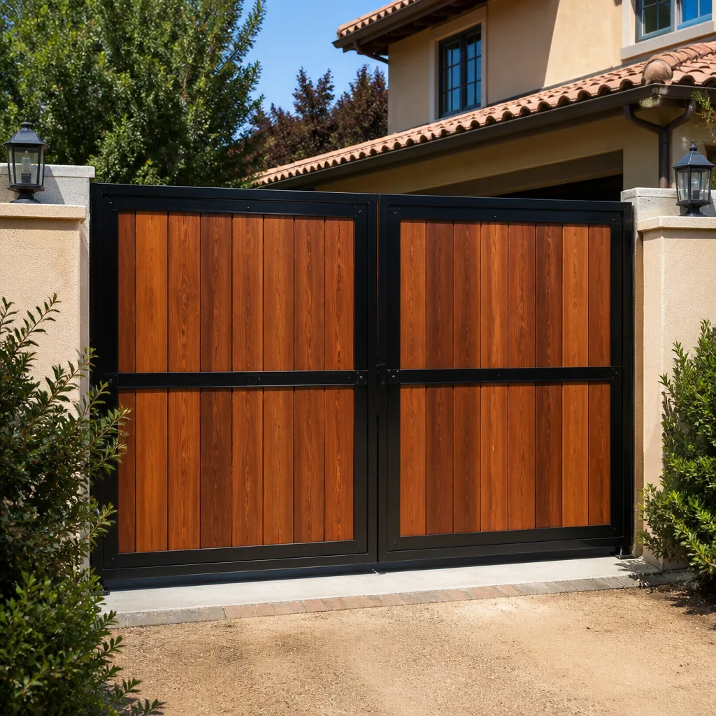 Wood & steel frame